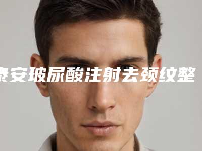 泰安玻尿酸注射去颈纹整形的费用需要用多少